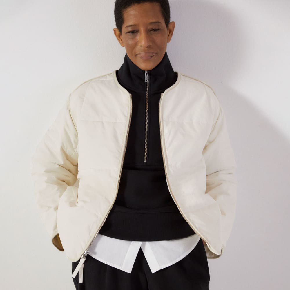 The ReTrack Half-Zip Sweatshirt | Black - Image 7