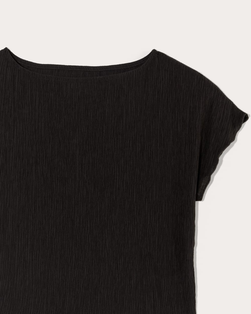 The Crinkle Top | Black - Image 6