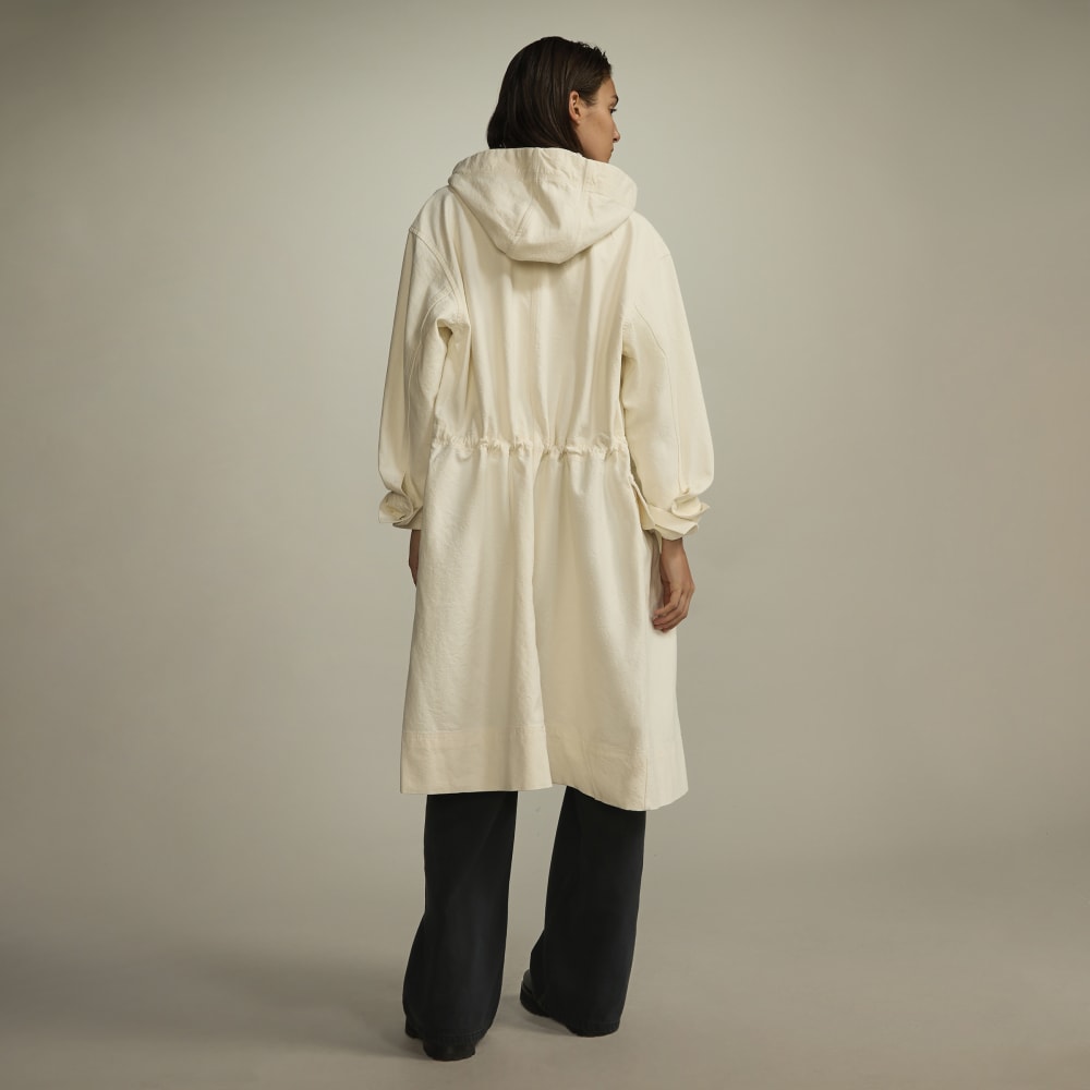 The Canvas Organic Cotton Parka | Bone - Image 3