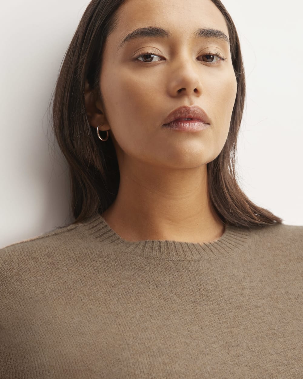 The Good Merino Wool Crewneck Sweater | Praline - Image 4