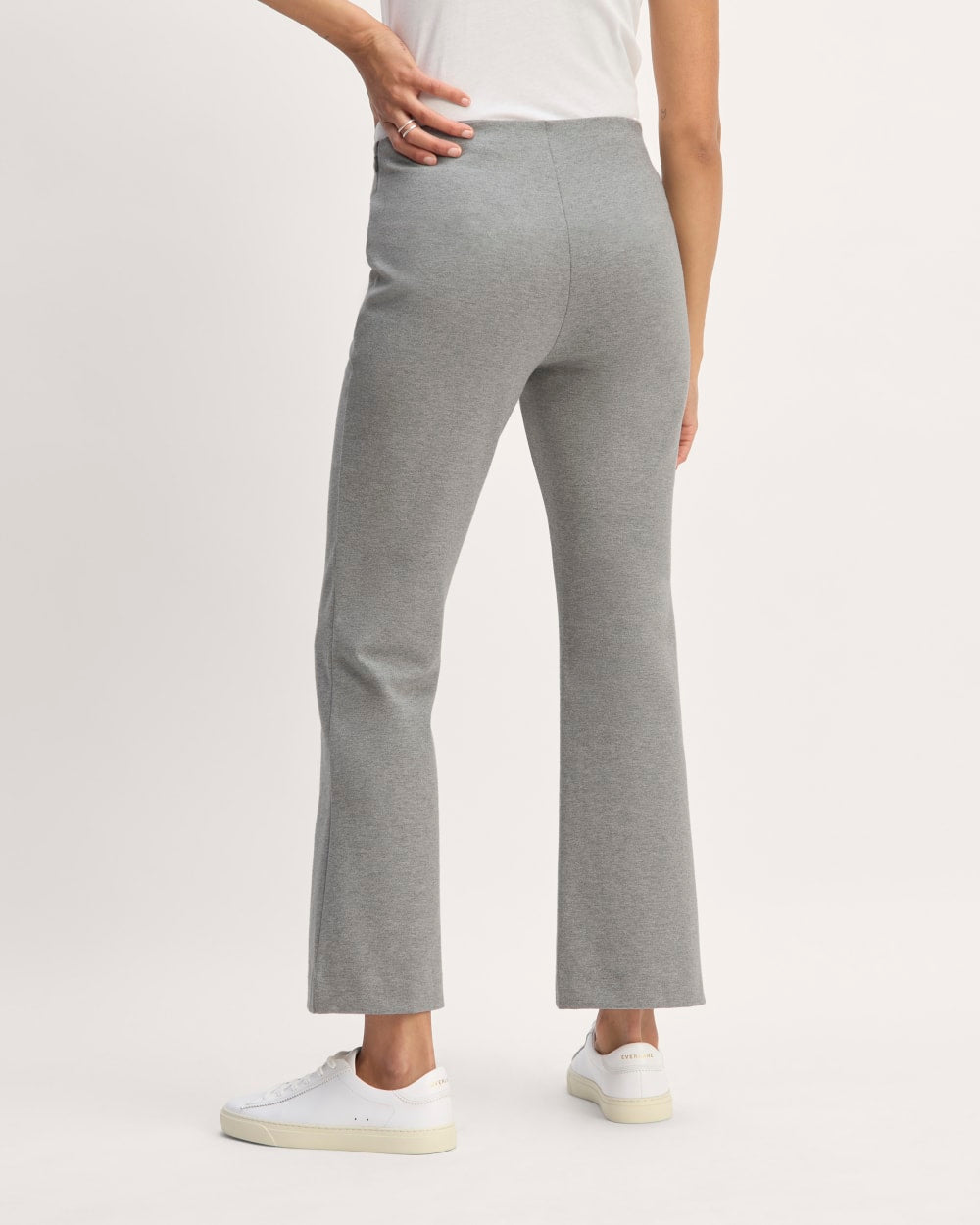 The Dream Kick Flare Pant | Mid Heather Grey - Image 5