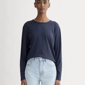 The Air Long-Sleeve Tee | Navy