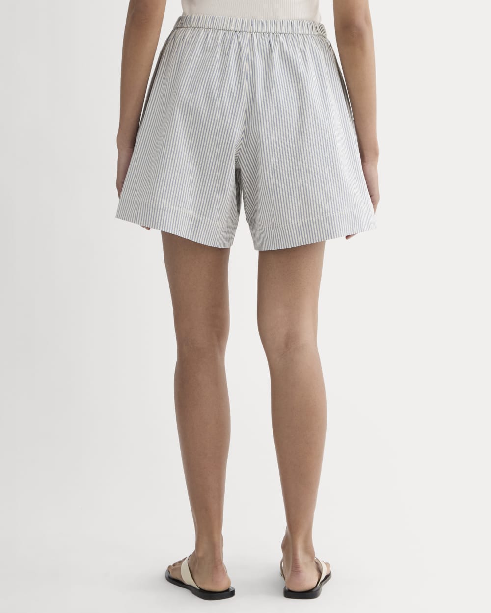 The Seersucker Pull-On Short | Dutch Blue / Natural - Image 5