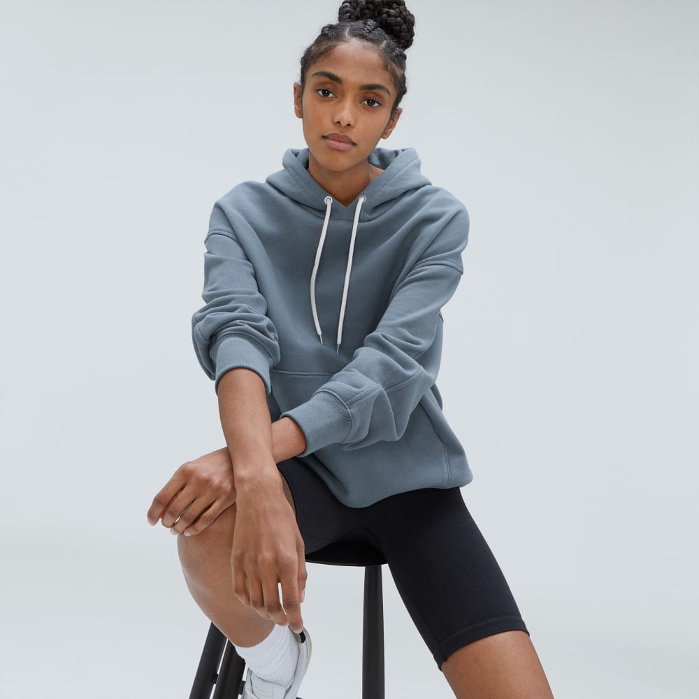 The Track Organic Cotton Popover | Faded Blue - Image 5