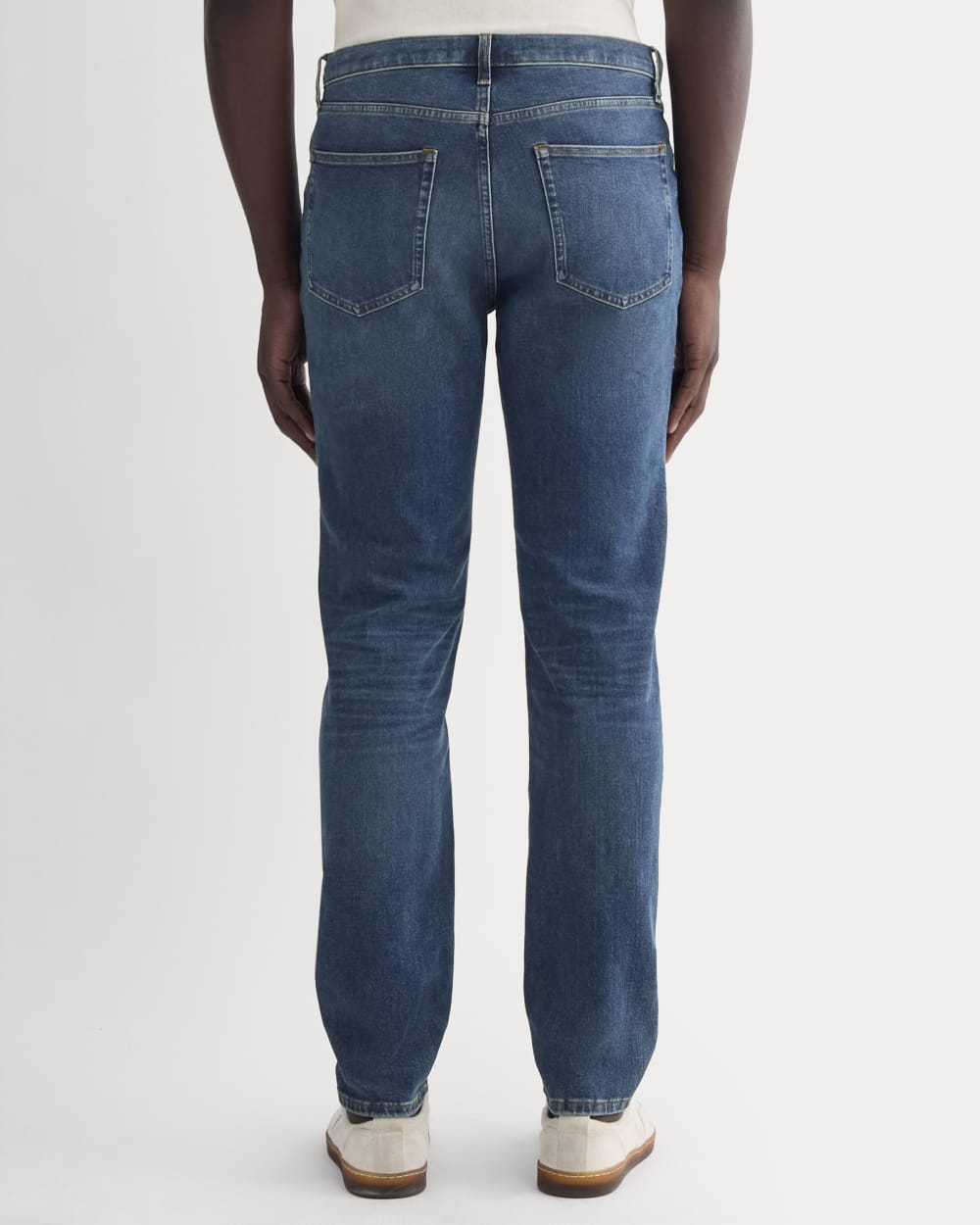 The Relaxed 4-Way Stretch Organic Jean | Uniform | Dark Indigo Fade - Image 5