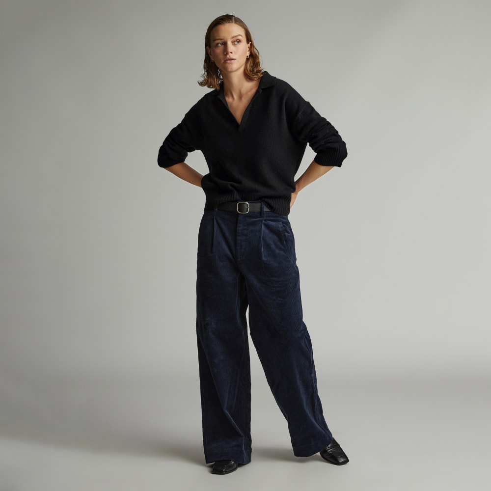 The Cashmere Polo | Black - Image 6