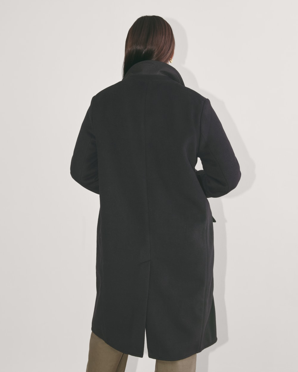The Topcoat in Wool | Black - Image 6