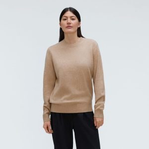 The Everyone Cashmere Crew | Light Camel