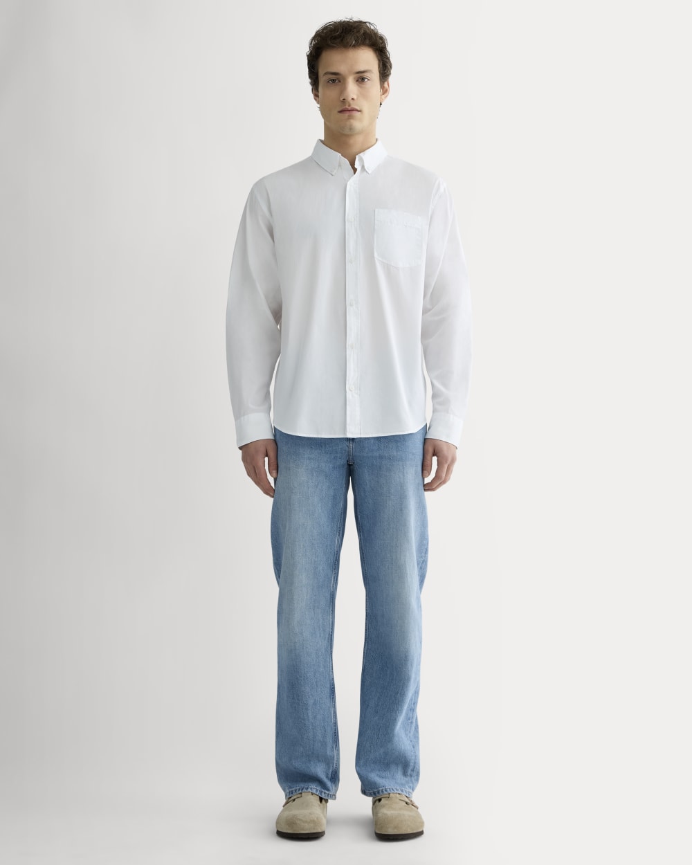 The Washed Poplin Shirt | White - Image 3