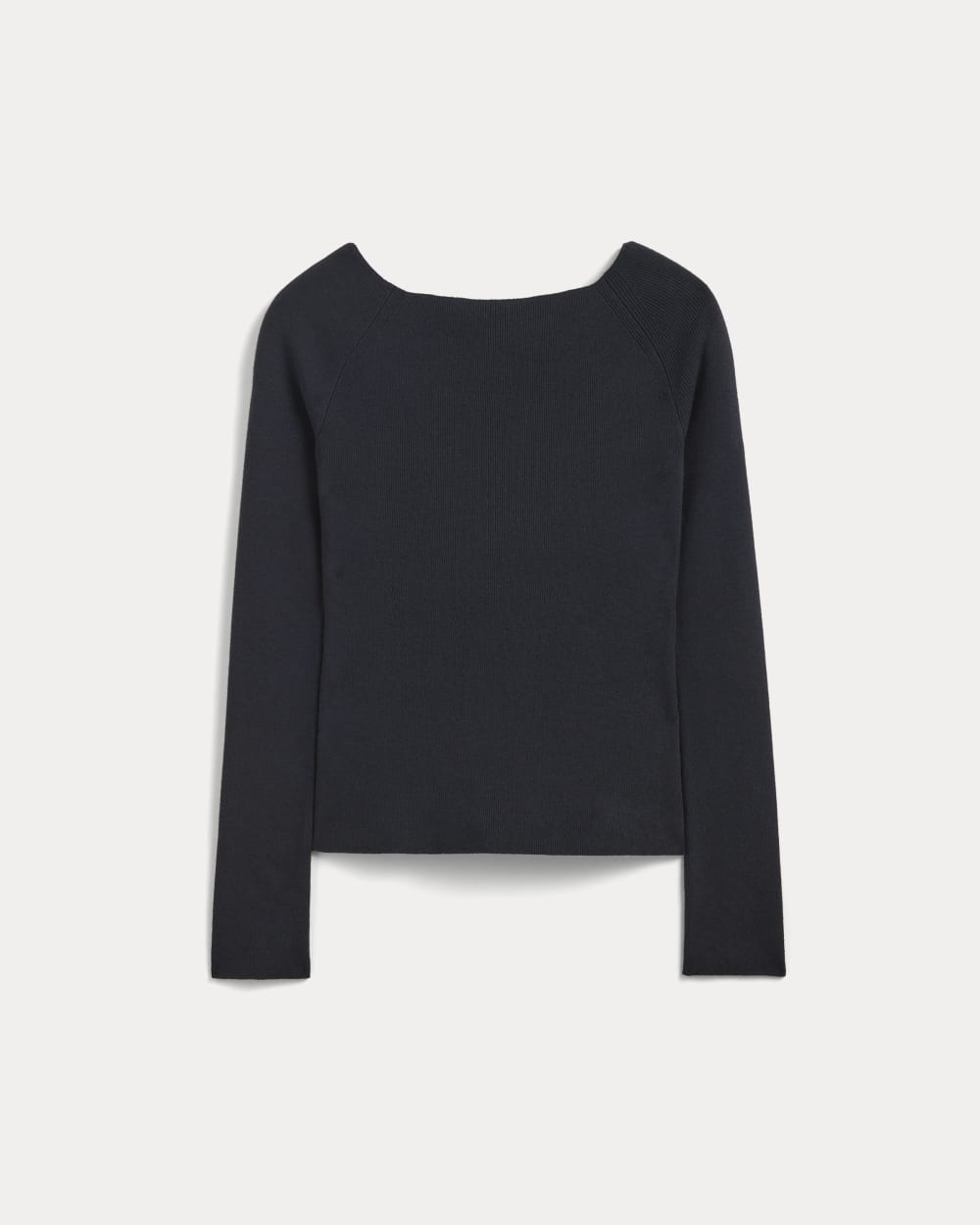 The Knit Boatneck Top | Navy - Image 2