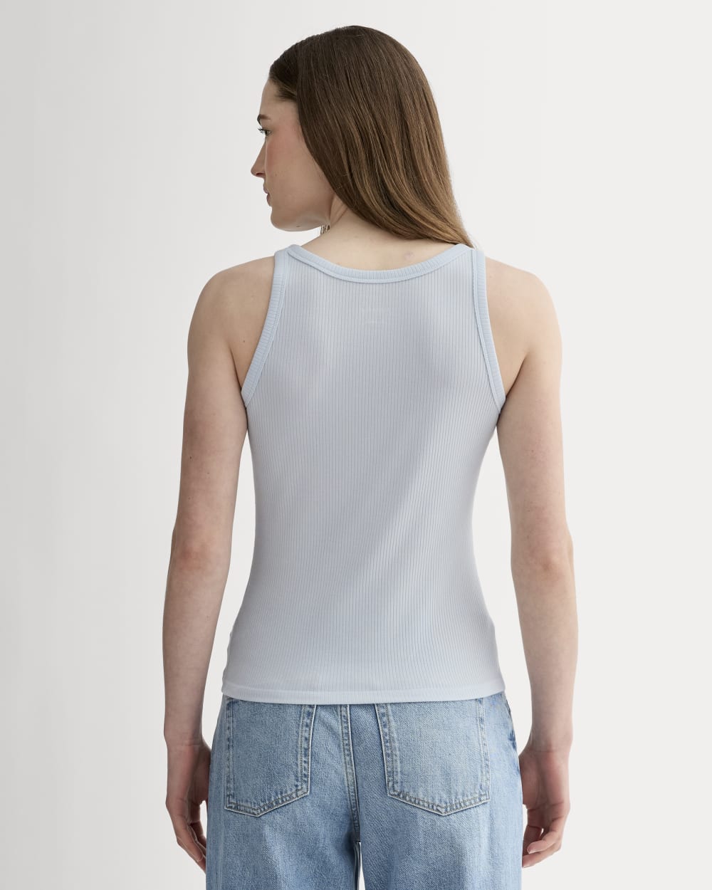 The Shimmy Scoop-Neck Tank | Air Blue - Image 4