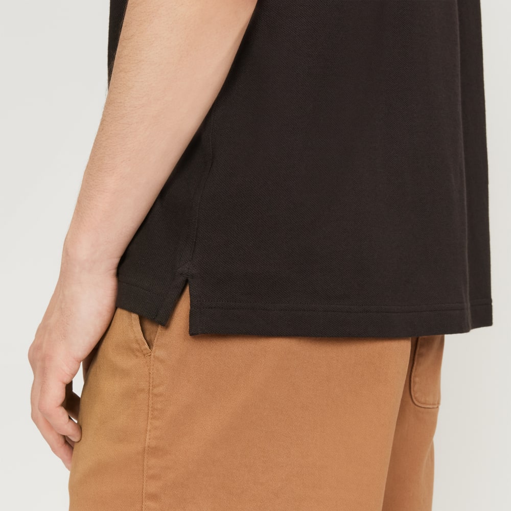 The Pique Short-Sleeve Shirt | Black - Image 6