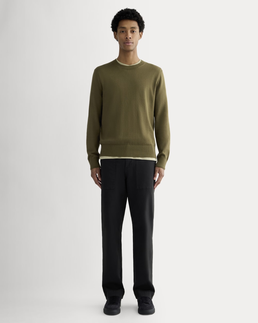 The No-Sweat Sweater | Uniform | Olive - Image 3