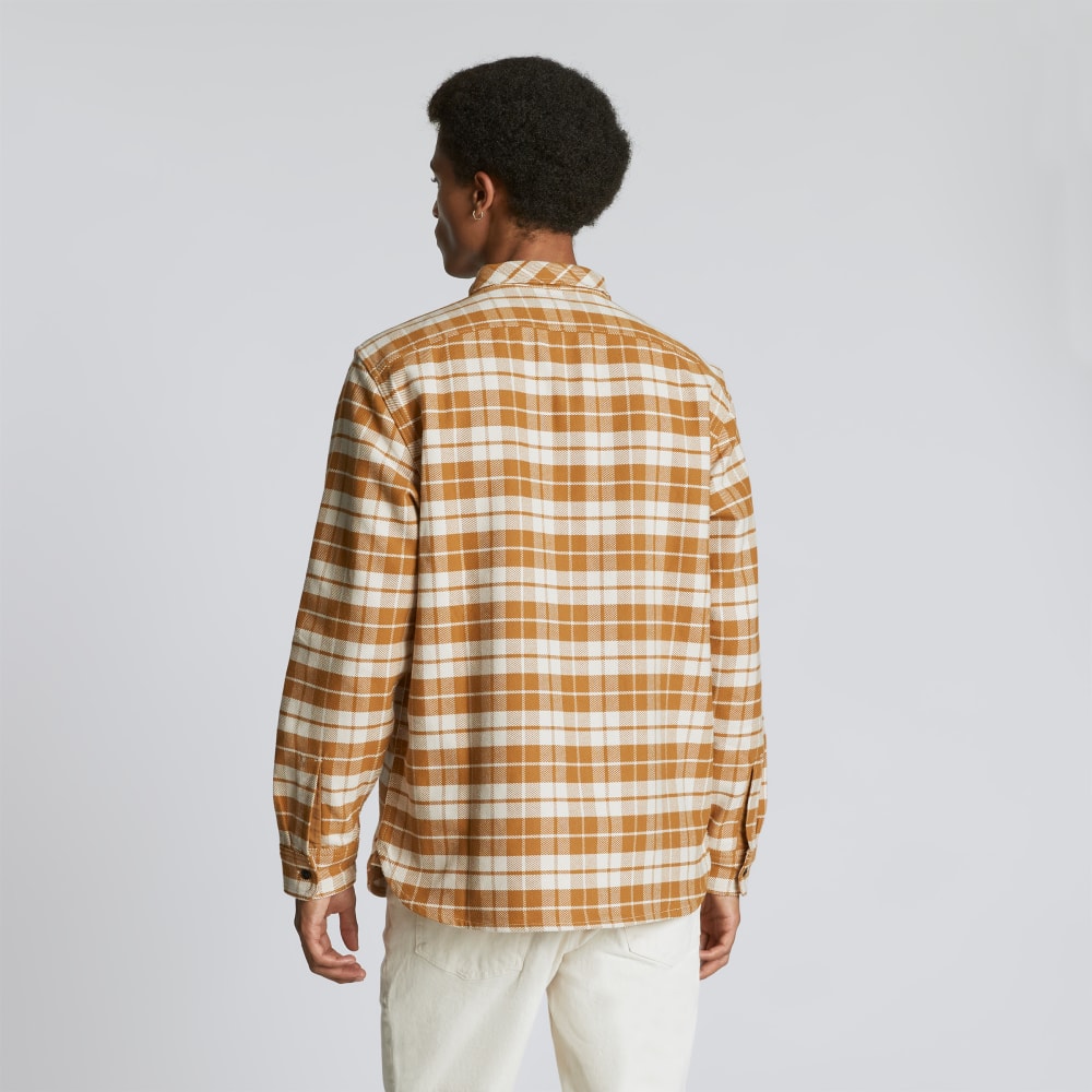 The Heavyweight Overshirt | Uniform | Golden Brown / Parchment - Image 5