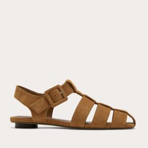 The Day Fisherman Sandal | Saddle Brown Suede
