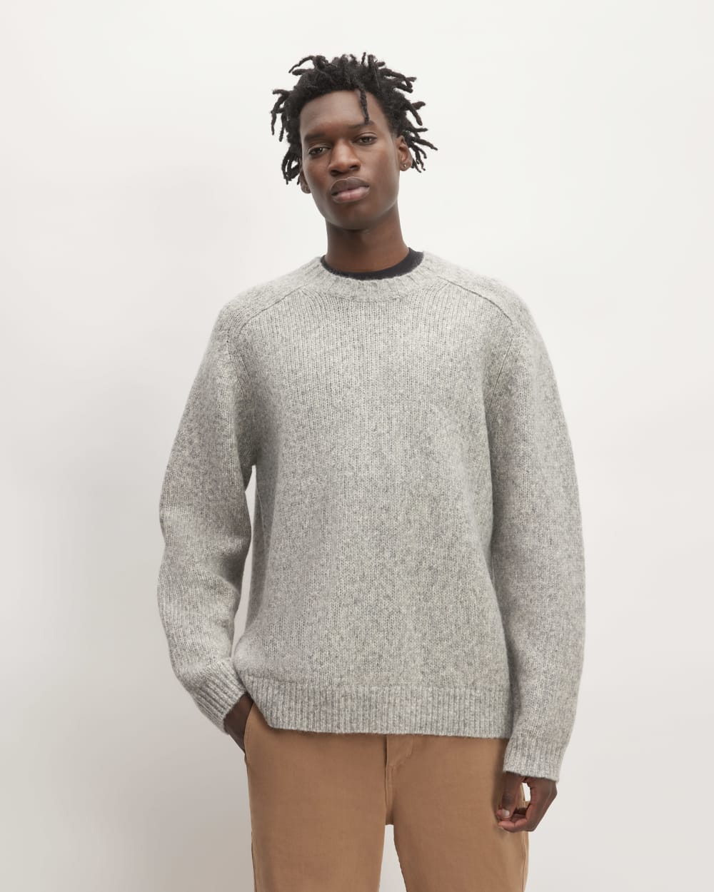 The Cloud Crewneck Sweater | Heathered Grey