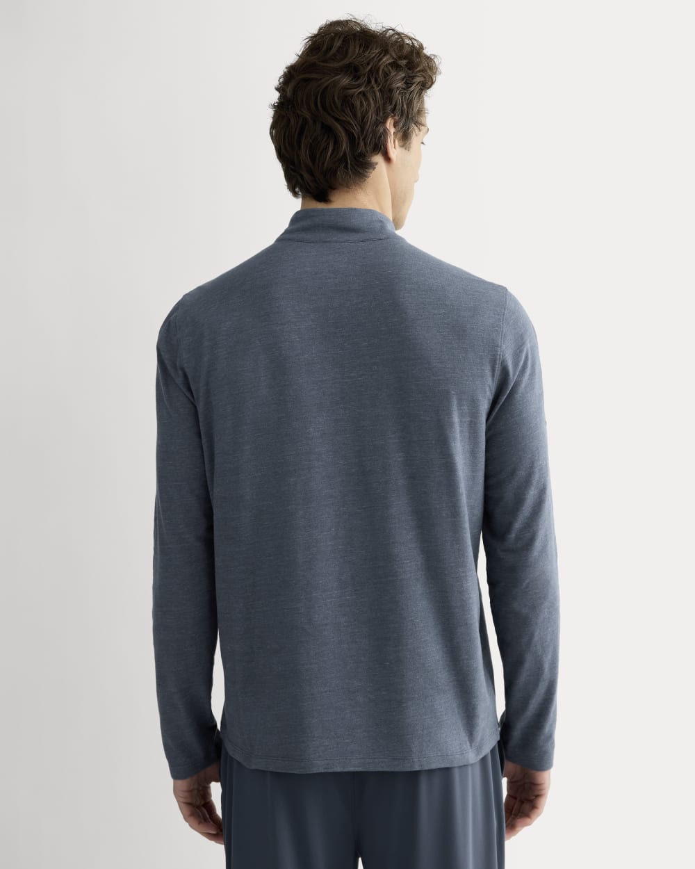 The Rec Quarter-Zip | Heathered Navy - Image 5