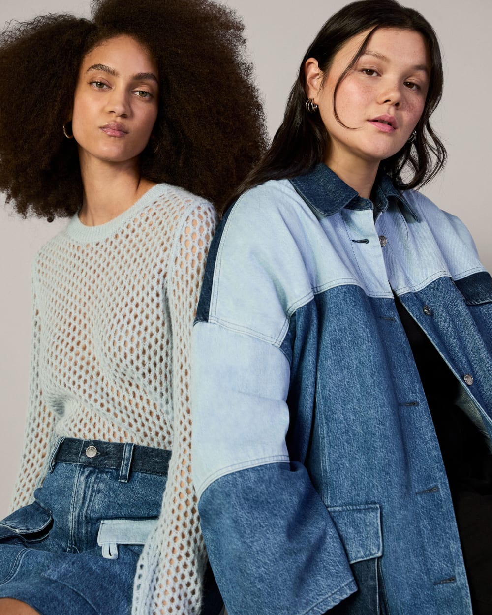 The Everlane x Marques' Almeida Alpaca Mesh Tunic | Mist - Image 8