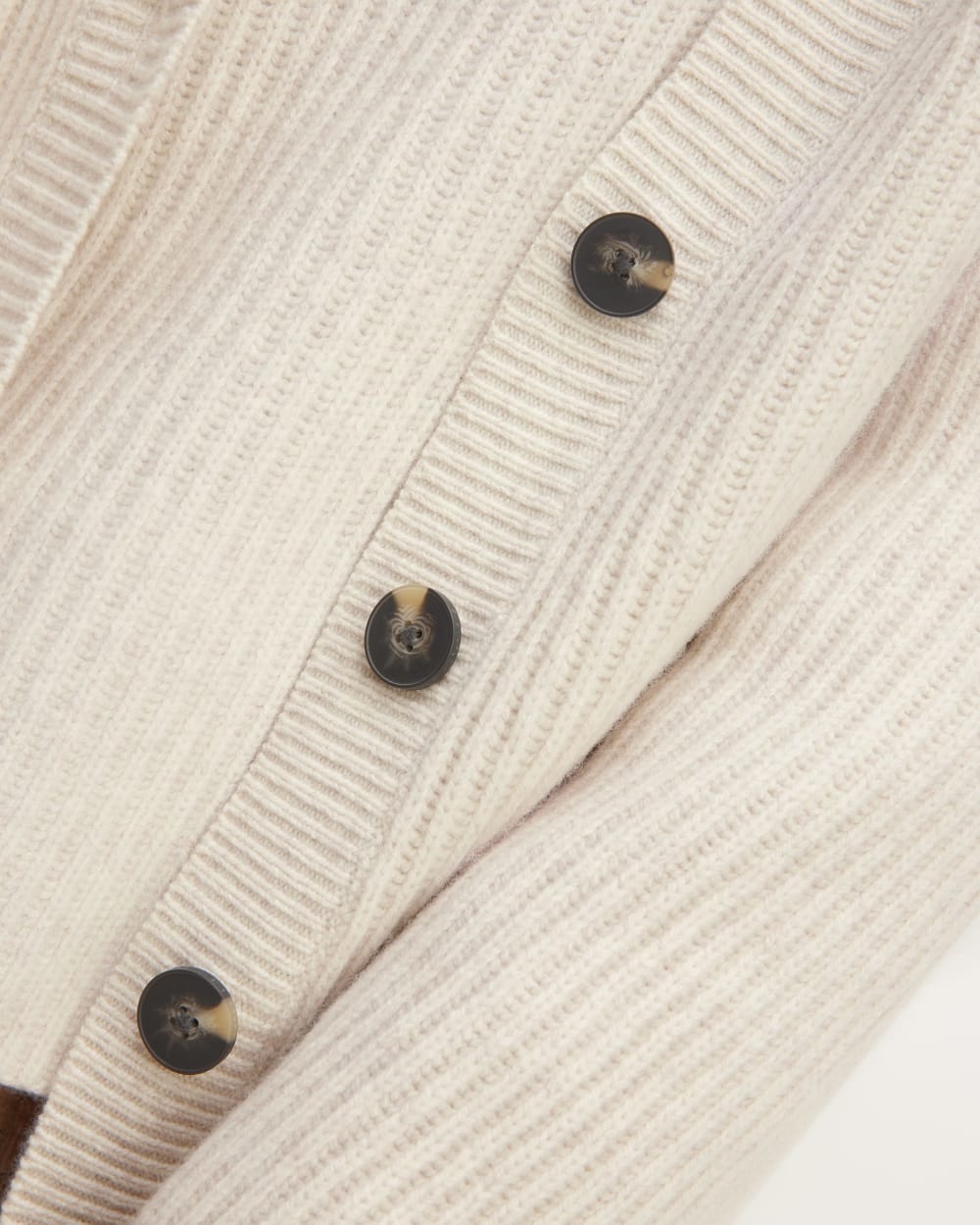 The Felted Merino Cocoon Cardigan | Heathered Oat - Image 5