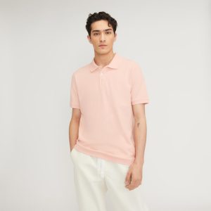 The Pique Polo | Petal Pink