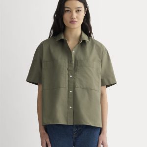 The Short-Sleeve Boxy Oxford | Kalamata