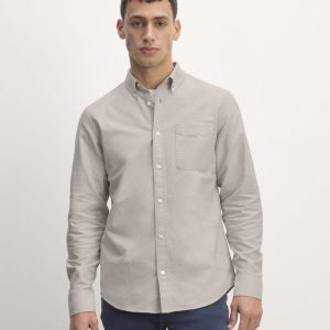 The Slim Oxford Shirt | Gray Houndstooth | Standard