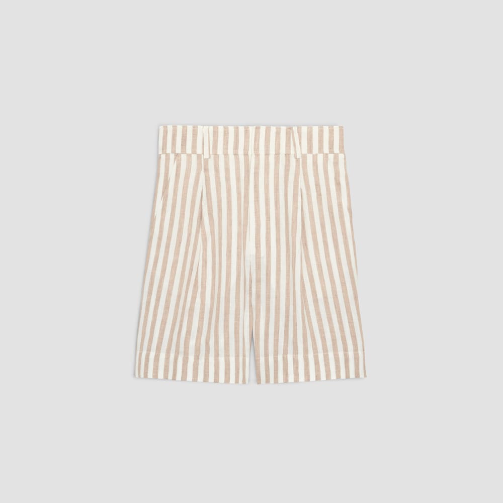 The Linen Way-High® Drape Short | Bone / Caramel - Image 2