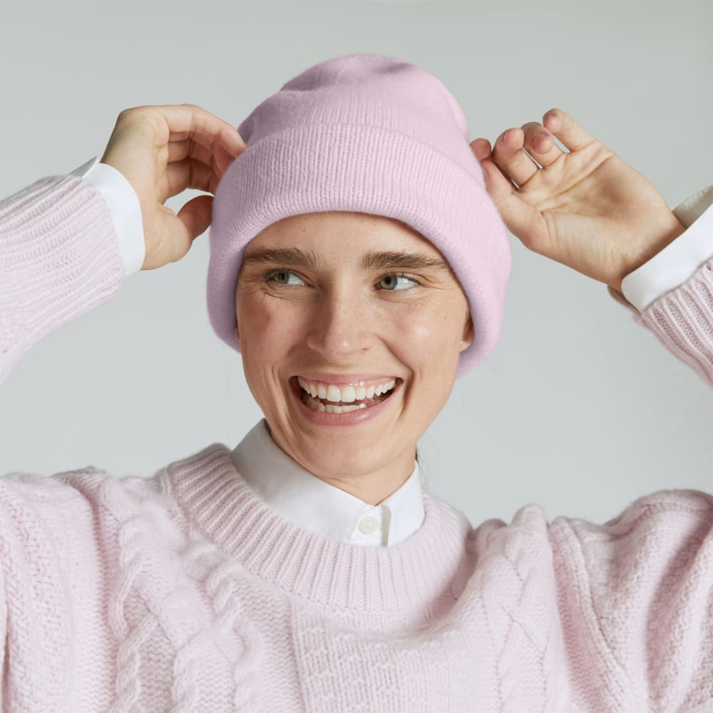 The Felted Merino Beanie | Light Lilac - Image 7