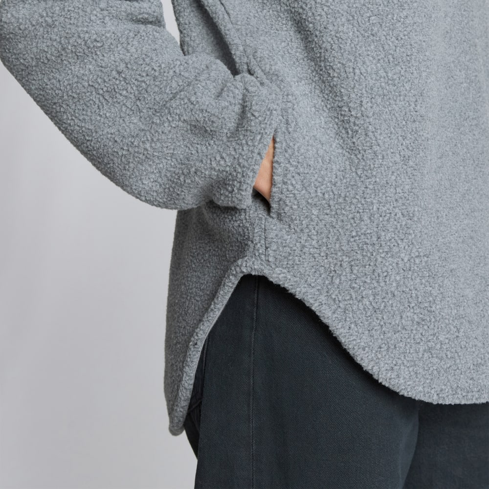 The ReNew Fleece Half-Zip | Heathered Coal - Image 5