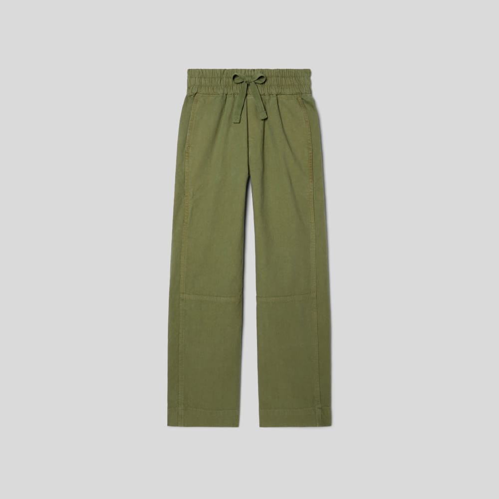 The Canvas Organic Cotton Pull-On Pant | Forest Green - Image 2
