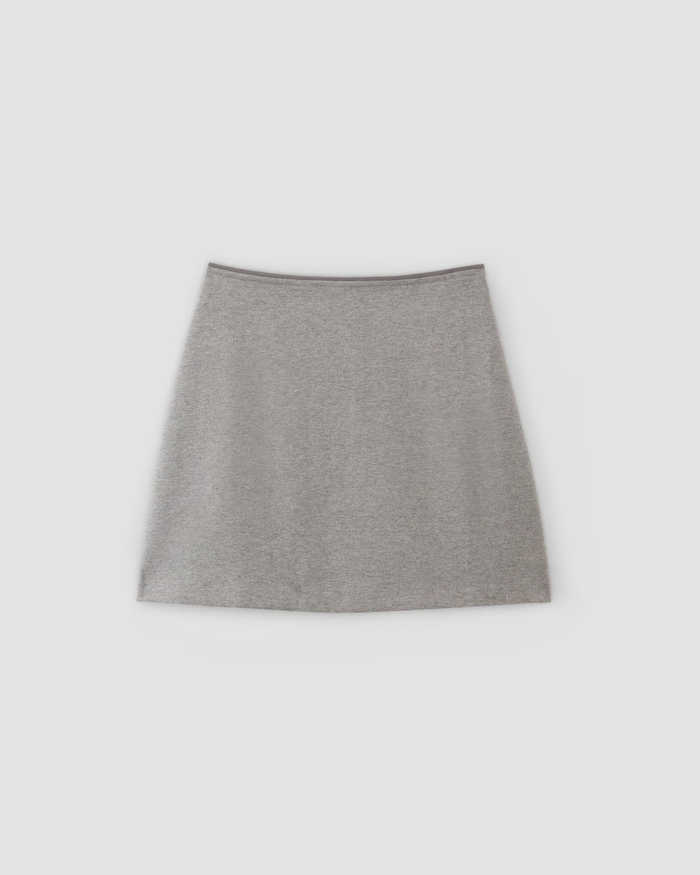 The Dream Mini Skirt | Mid Heather Grey - Image 2