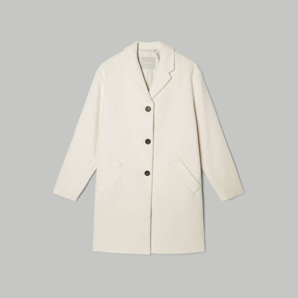 The Italian ReWool? Cocoon Coat | Cream - Image 2