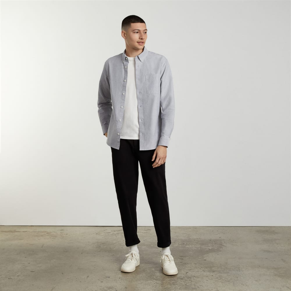 The Slim-Fit Japanese Oxford | Cloud Grey | Regular - Image 5