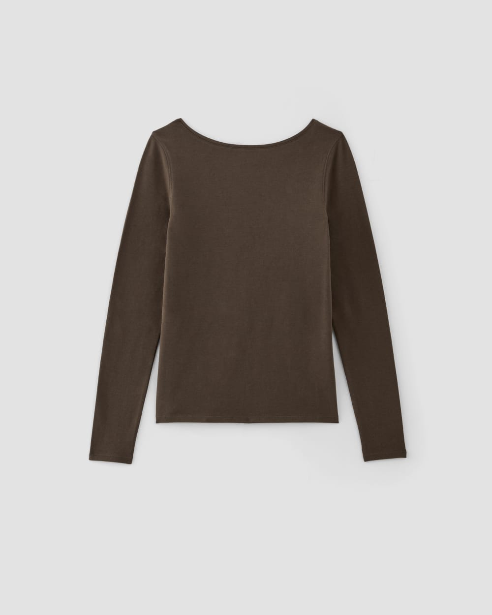 The Supima? Form Scoop-Back Tee | Cocoa - Image 2