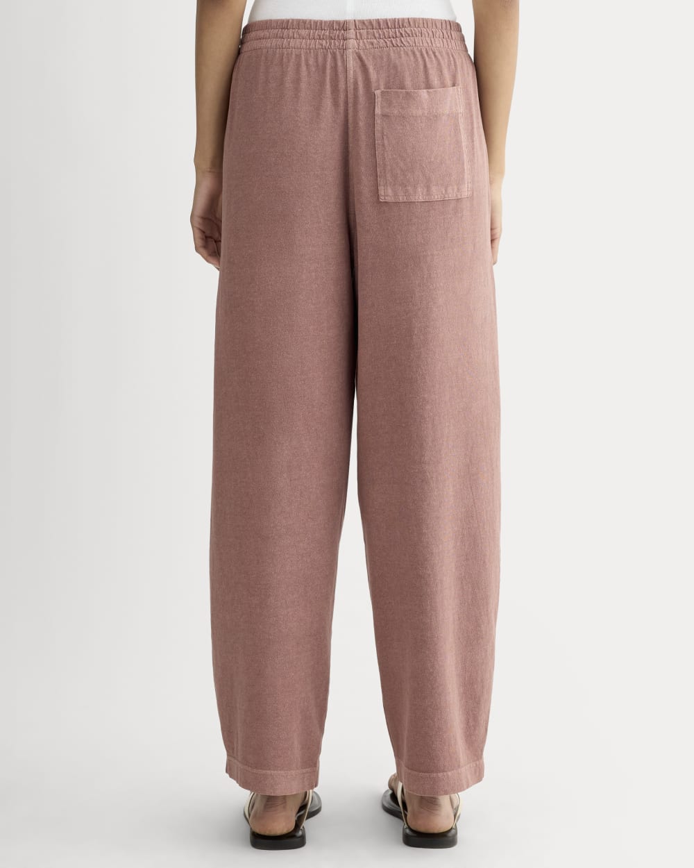 The Off-Duty Barrel Pant | Brown Garment Dye - Image 5