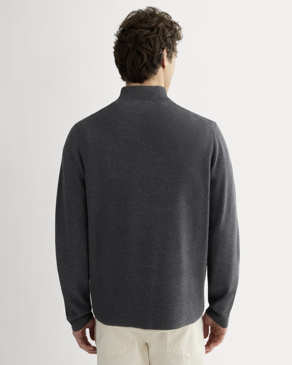 The No-Sweat Quarter-Zip | Heathered Ash - Image 5