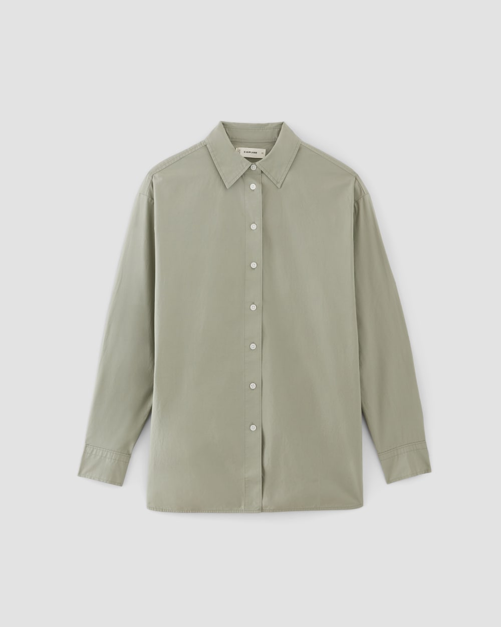 The Supima? Cotton Boyfriend Shirt | Sage Green - Image 2