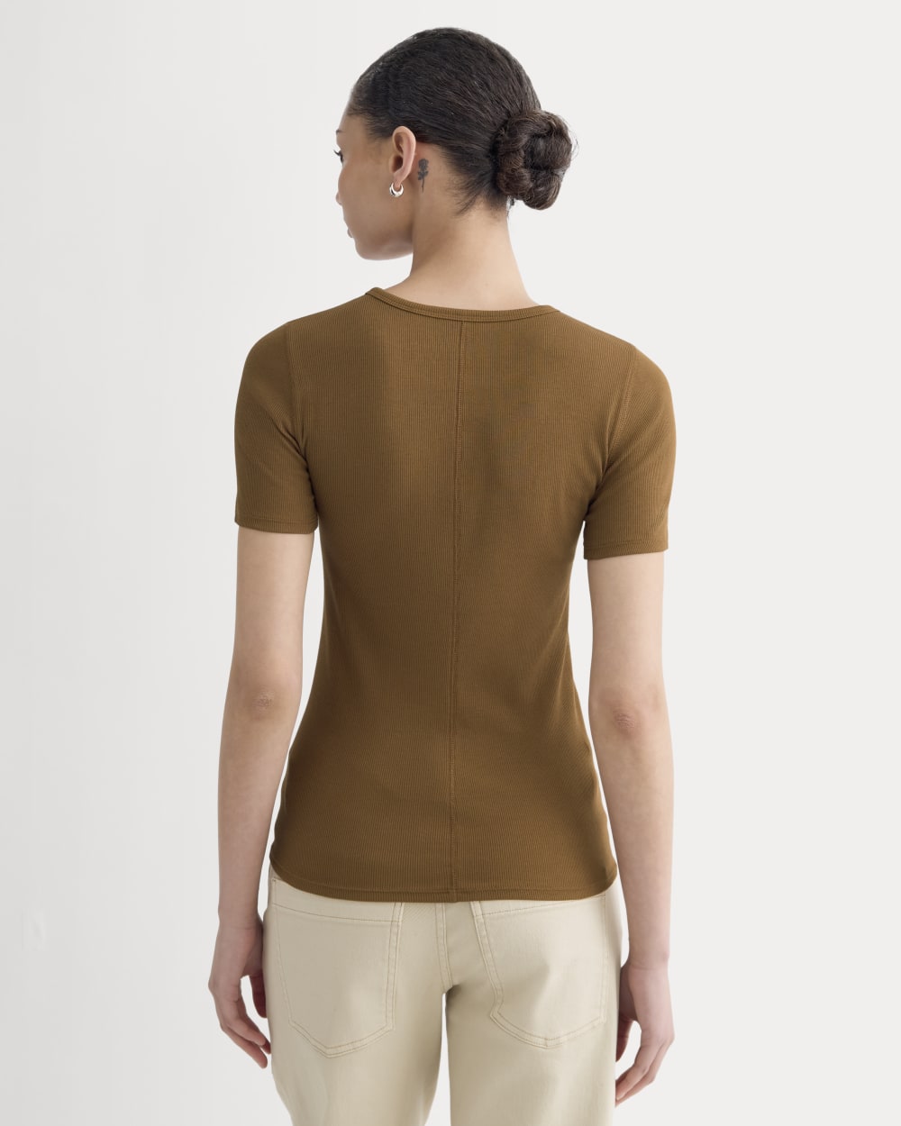 The Luxe Rib Crew | Toffee - Image 5