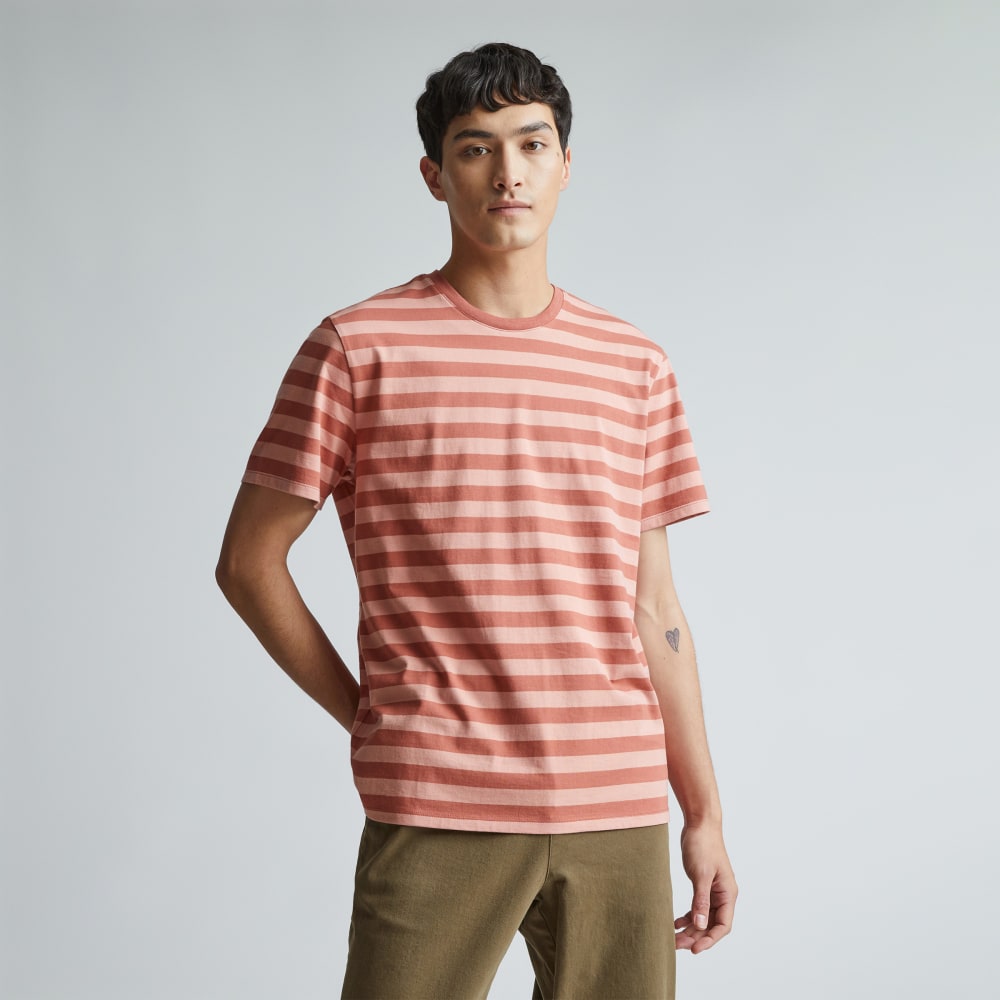 The Organic Cotton Crew | Redwood Stripe