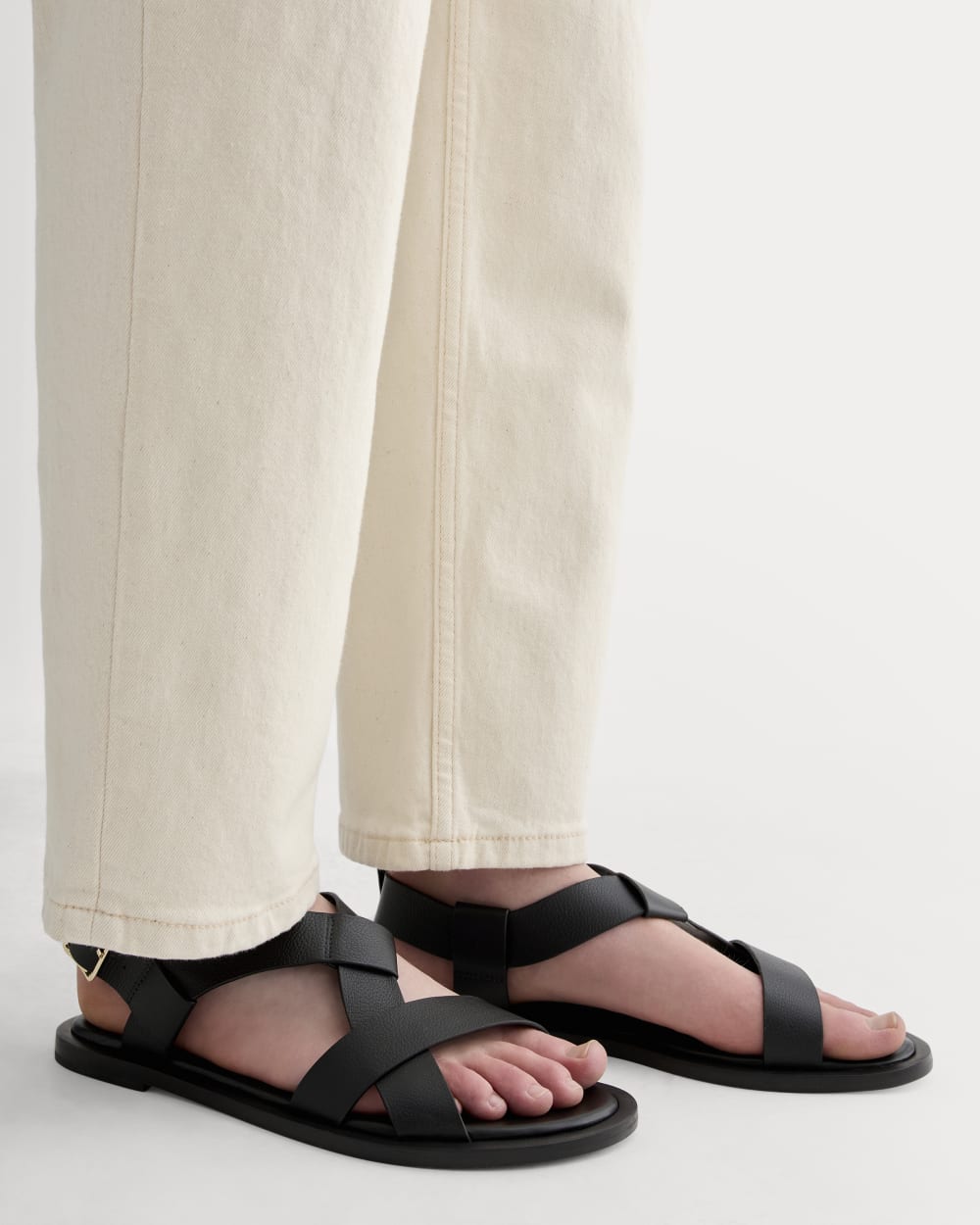 The City Strap Sandal | Black - Image 6