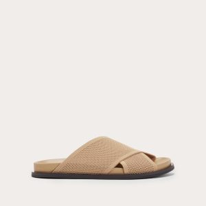 The ReKnit Form Crossover Sandal | Caramel