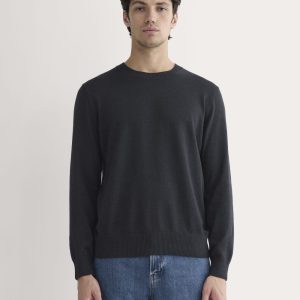 The No-Sweat Sweater | Uniform | Heathered Midnight