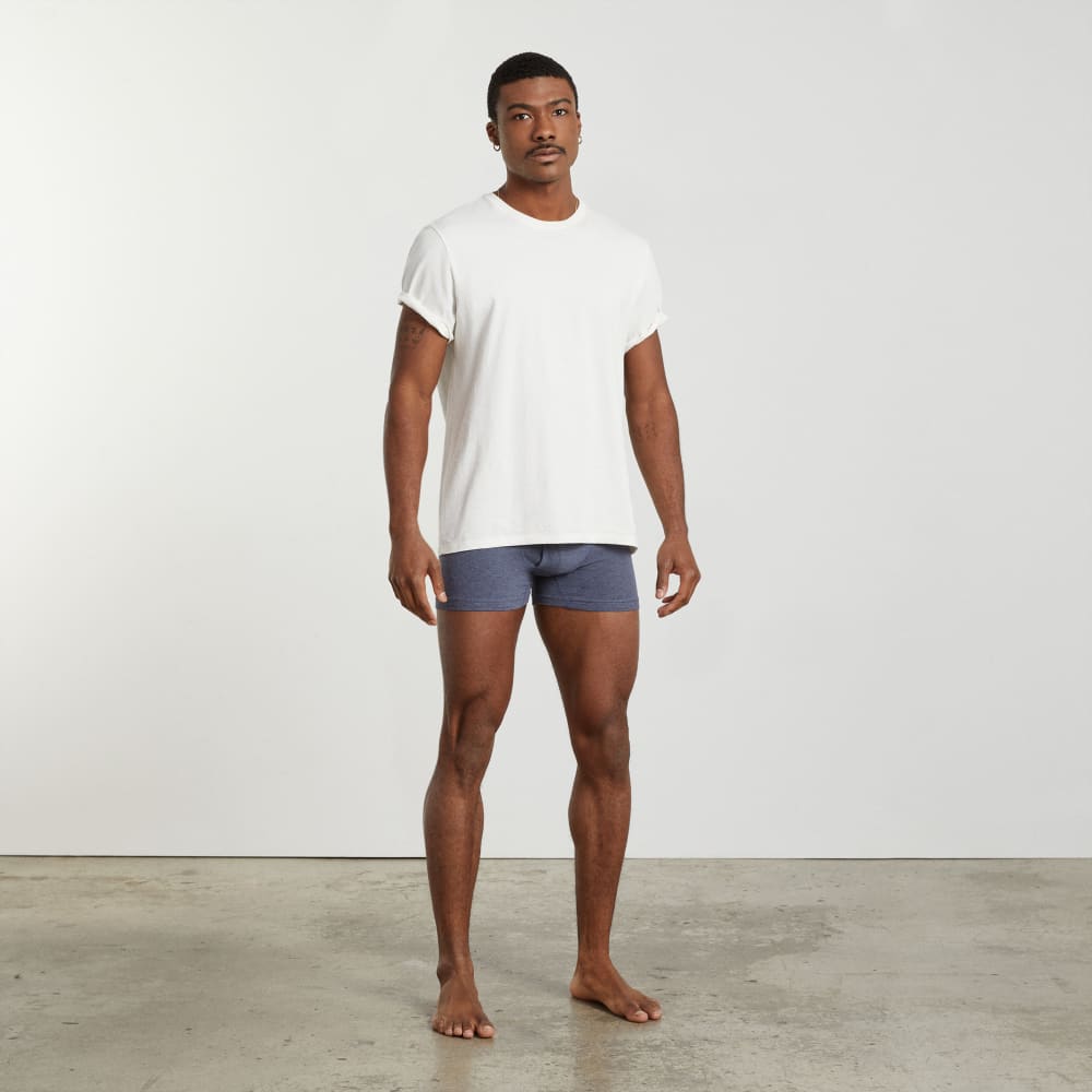 The Supima® Boxer Brief | Uniform | Heather Blue - Image 6