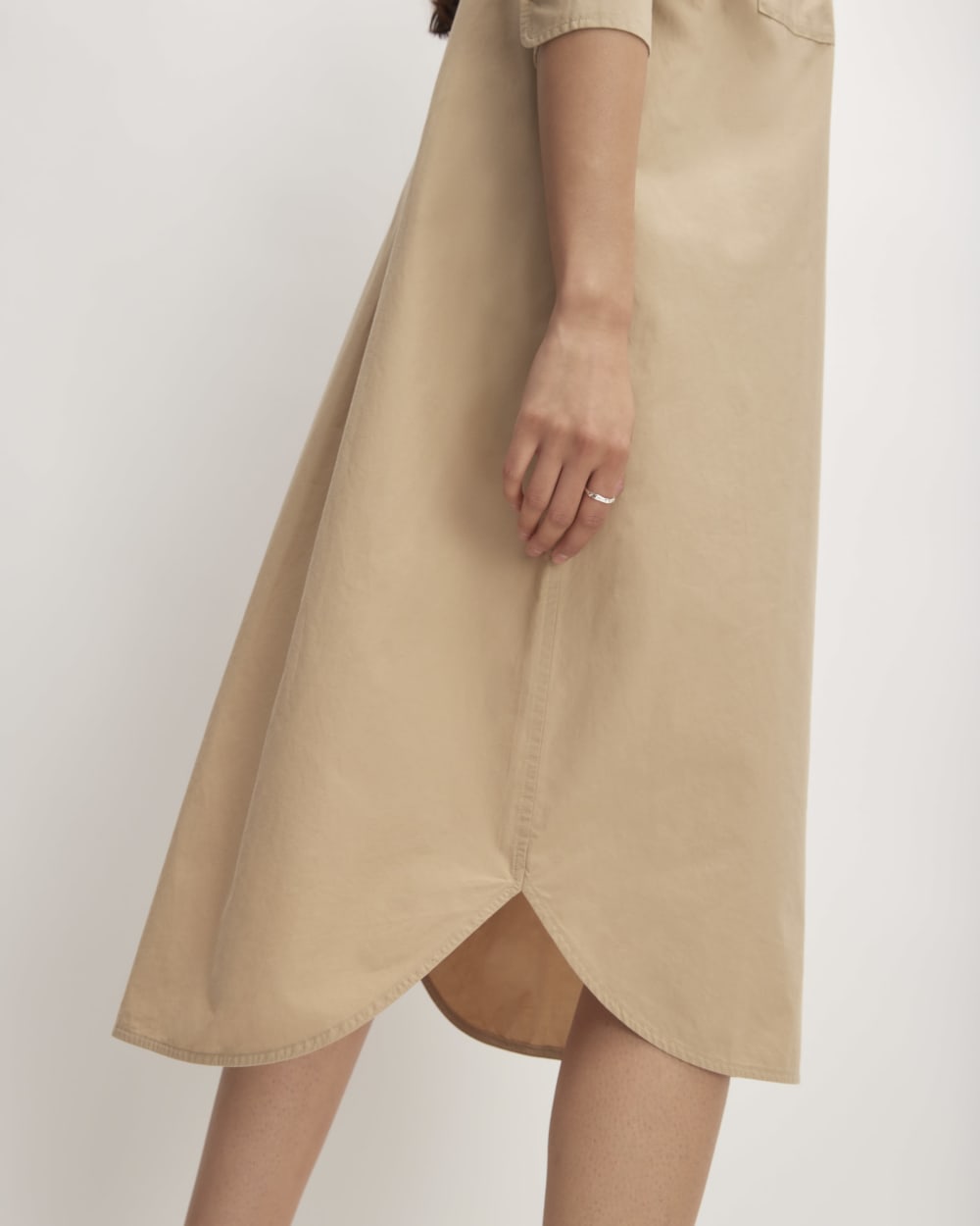The Midi Cotton Shirt Dress | Cornstalk - Image 5