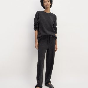 The Cozy-Stretch Straight-Leg Sweatpant | Charcoal