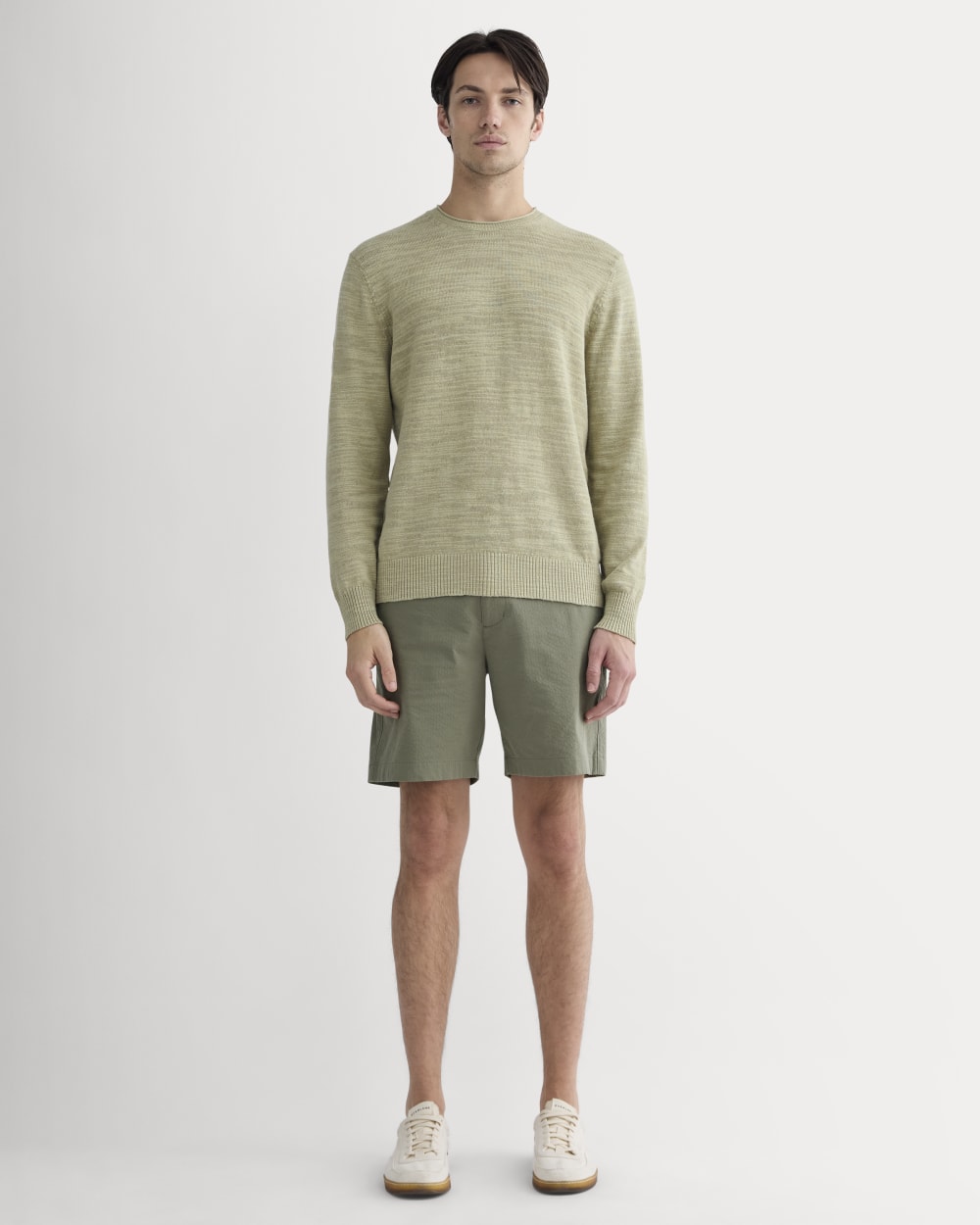 The Cotton Linen Pullover | Eucalyptus - Image 3