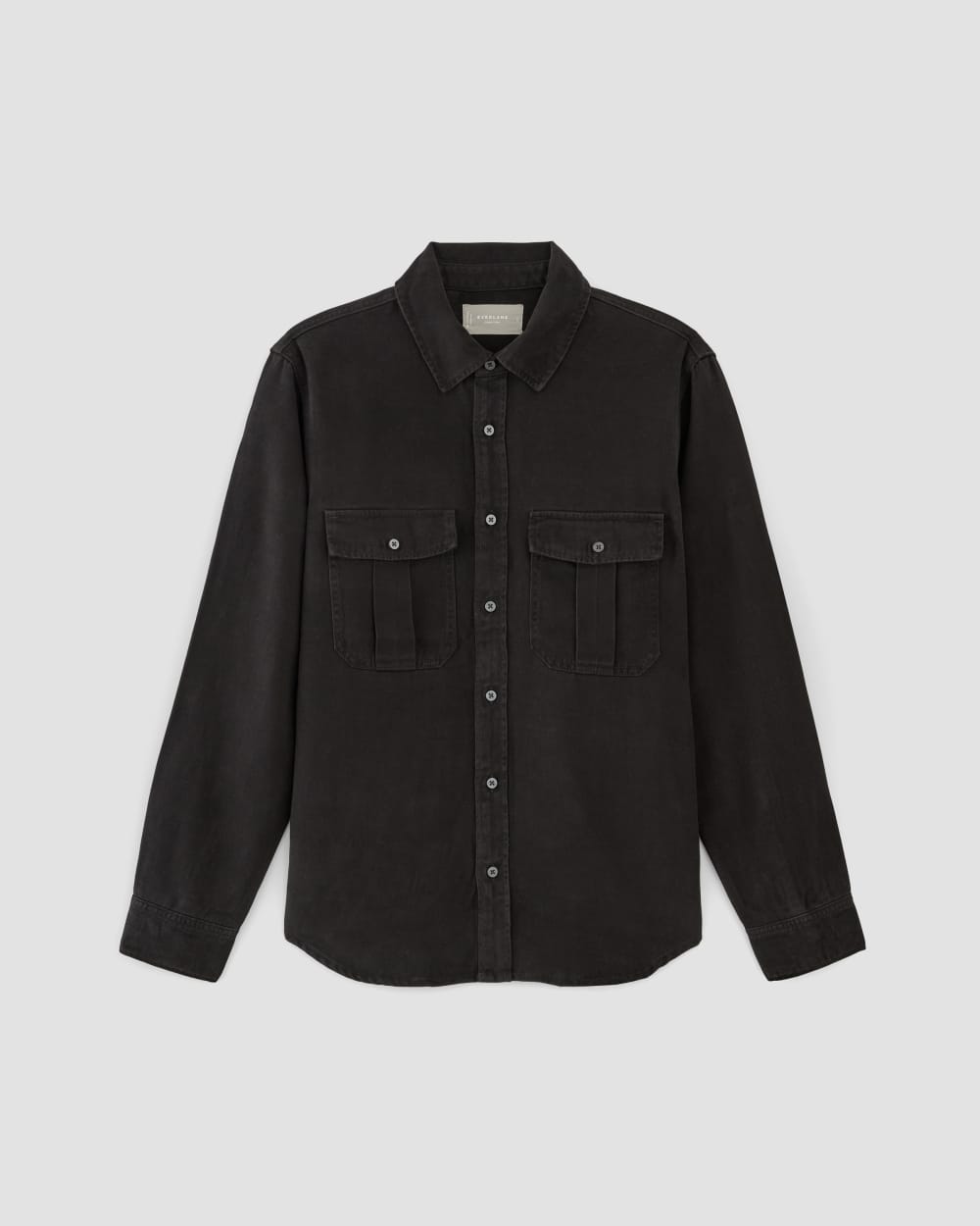 The Utility Shirt Jacket in Buttersoft | Black - Image 2