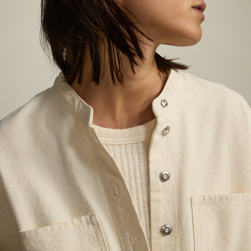 The Canvas Organic Cotton Coverall | Bone - Image 7