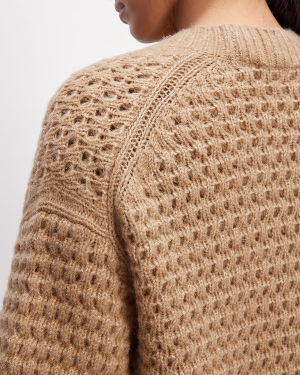 The Cloud Oversized Textured Cardigan | Tiger's Eye - Image 5