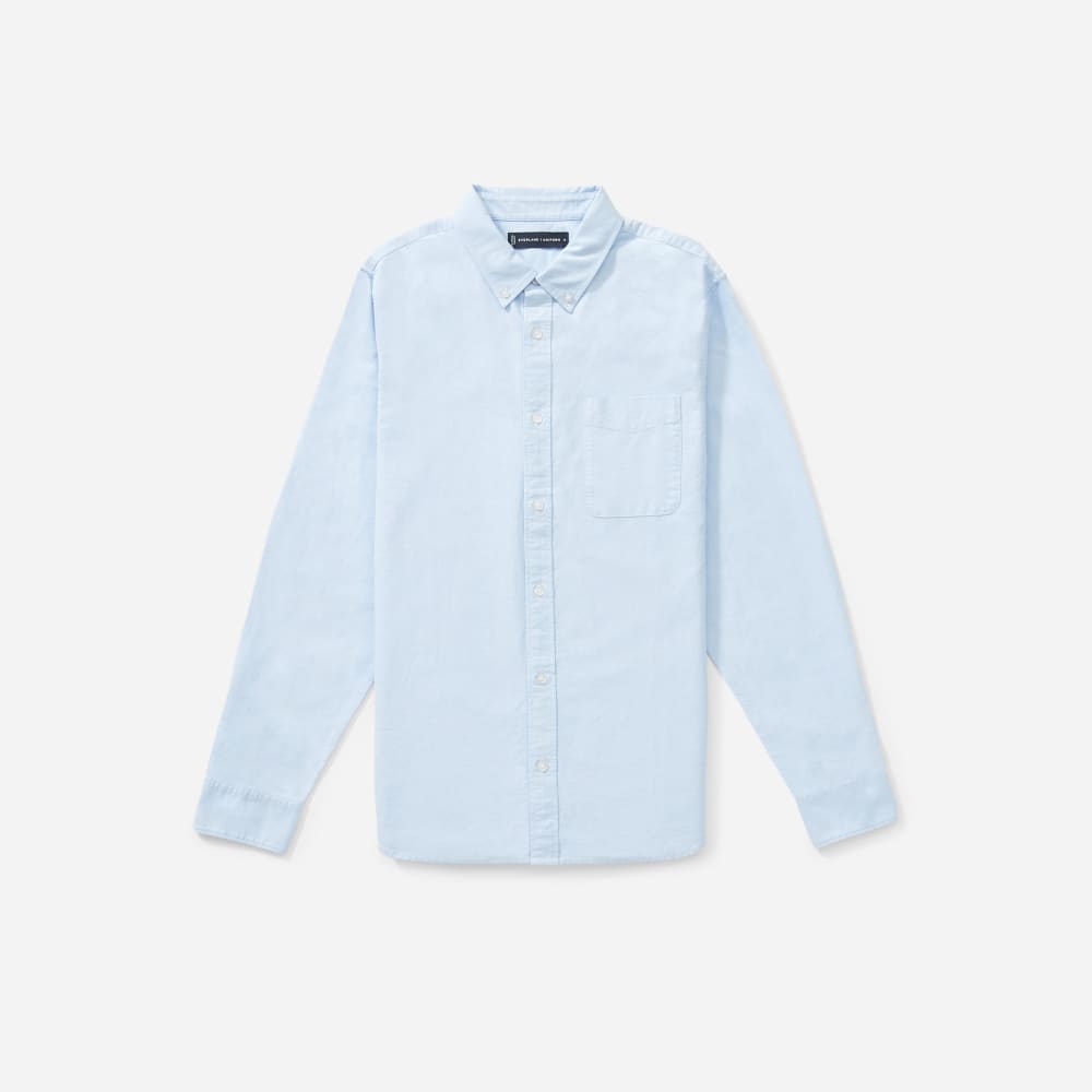 The Standard Fit Japanese Oxford Shirt | Uniform | Light Blue | Tall